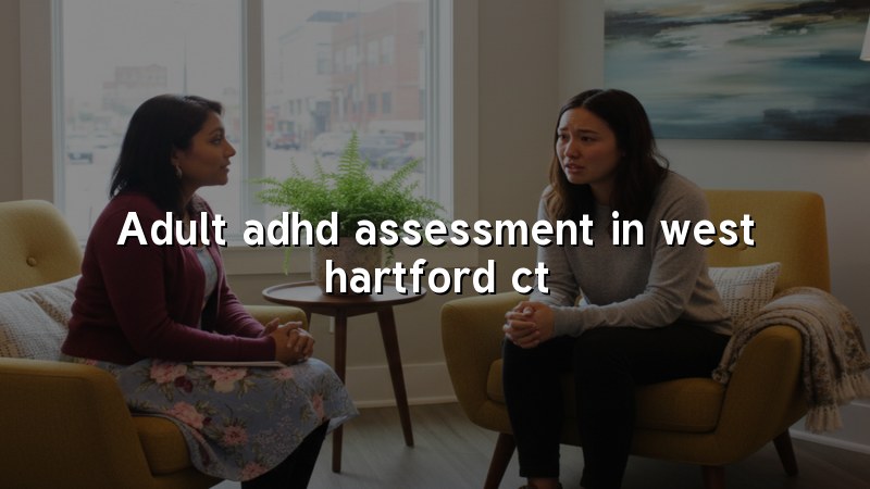 Adult ADHD assessment support for adults in West Hartford, CT