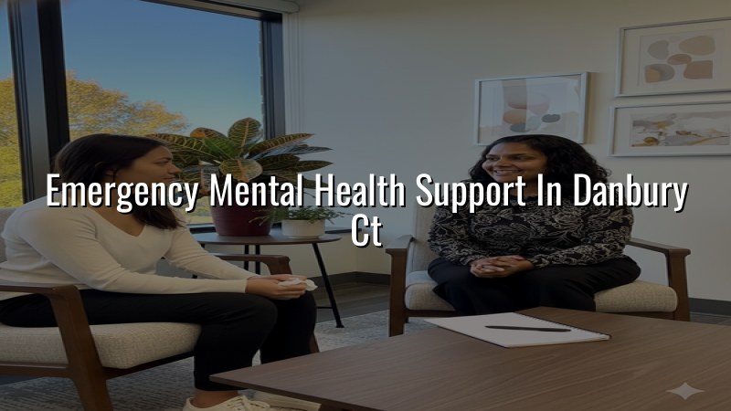 Adults seeking urgent mental health support in Danbury, CT