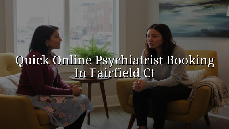 Online psychiatrist booking for adults in Fairfield CT