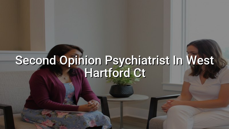 Adult psychiatric second opinion visit in West Hartford, CT