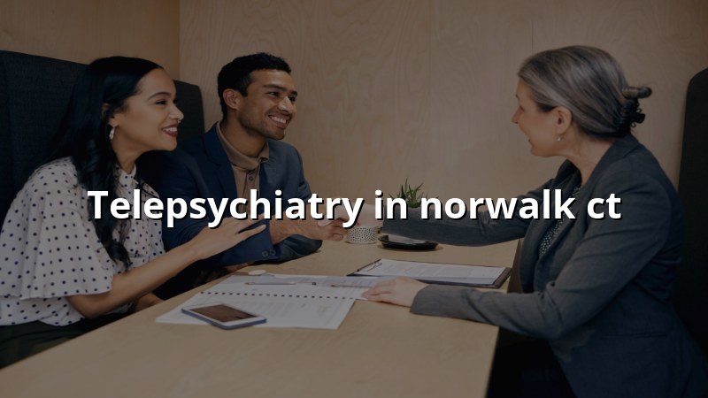 Telepsychiatry visit for an adult patient in Connecticut
