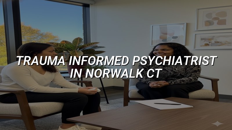 Trauma informed psychiatry care for adults near Norwalk, CT